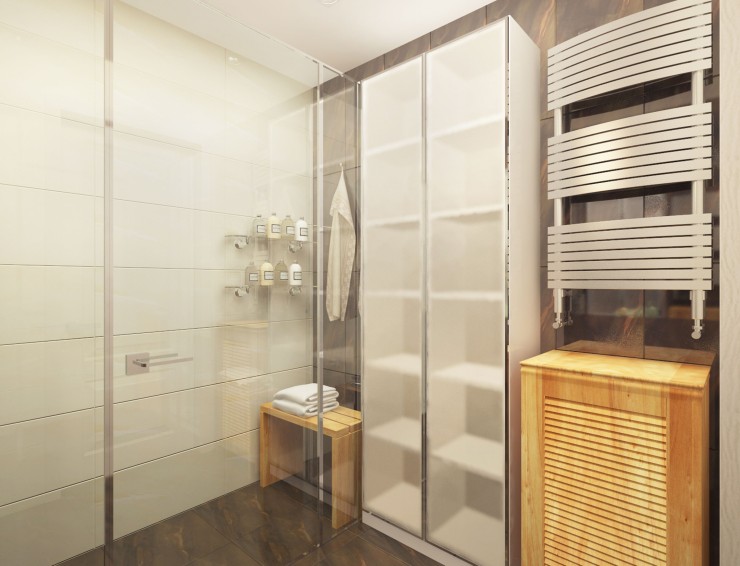 simple interior light bathroom