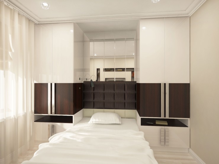 simple interior light bedroom