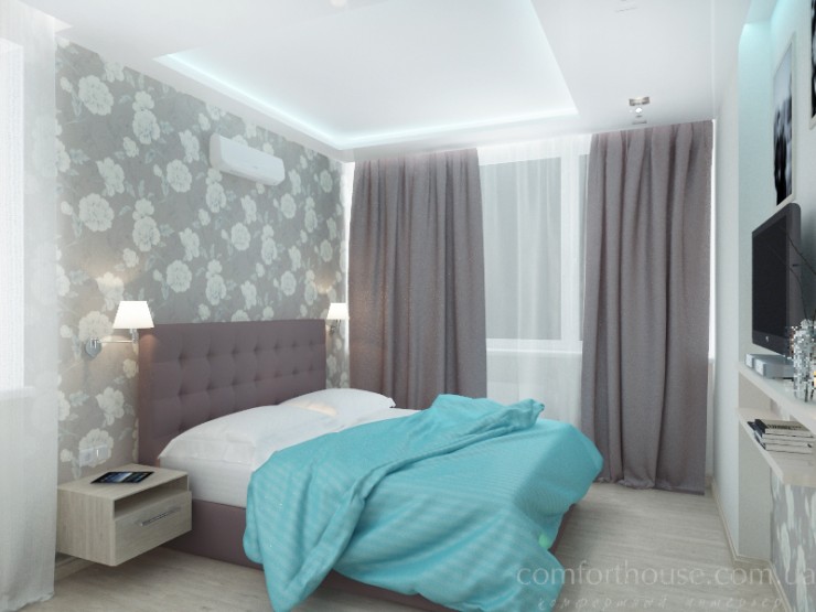 modern interior bedroom
