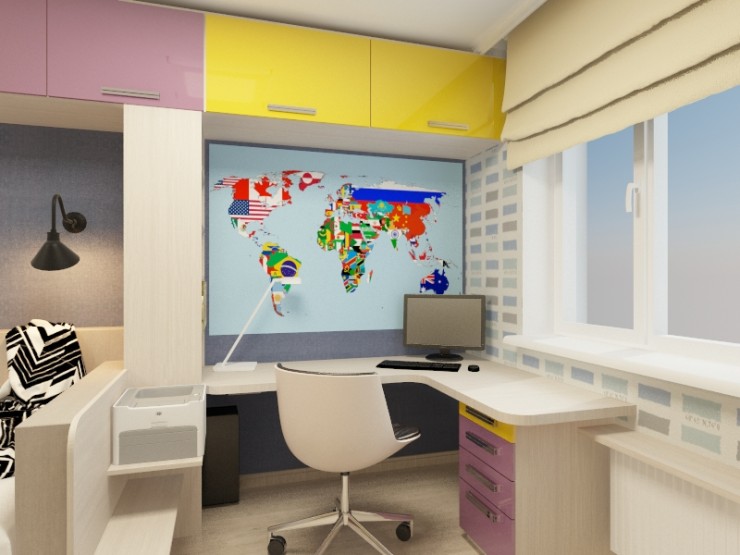 modern interior children's room