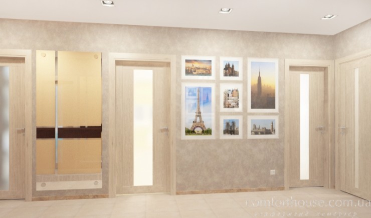 modern interior hall