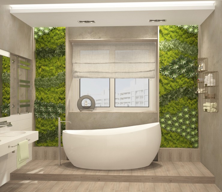 bathroom in loft
