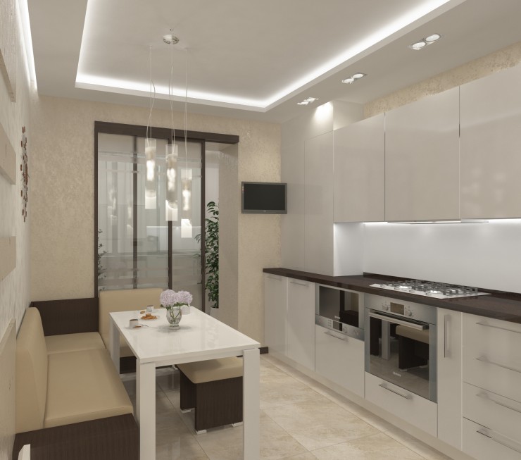Interior in one color