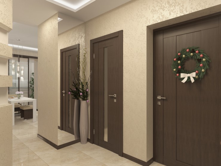 Interior in one color