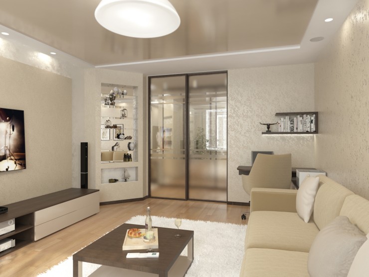 Interior in one color