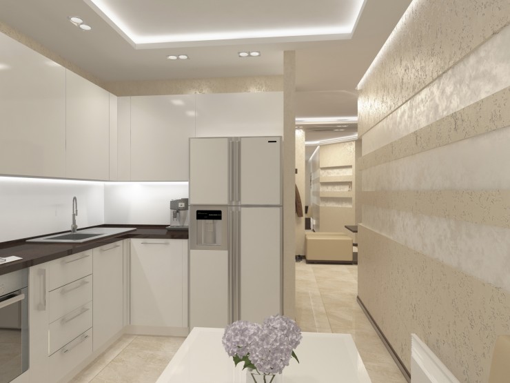 Interior in one color