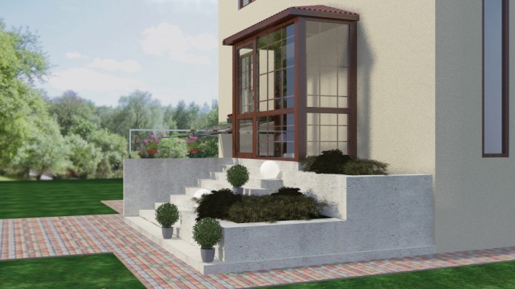 Design entrance area