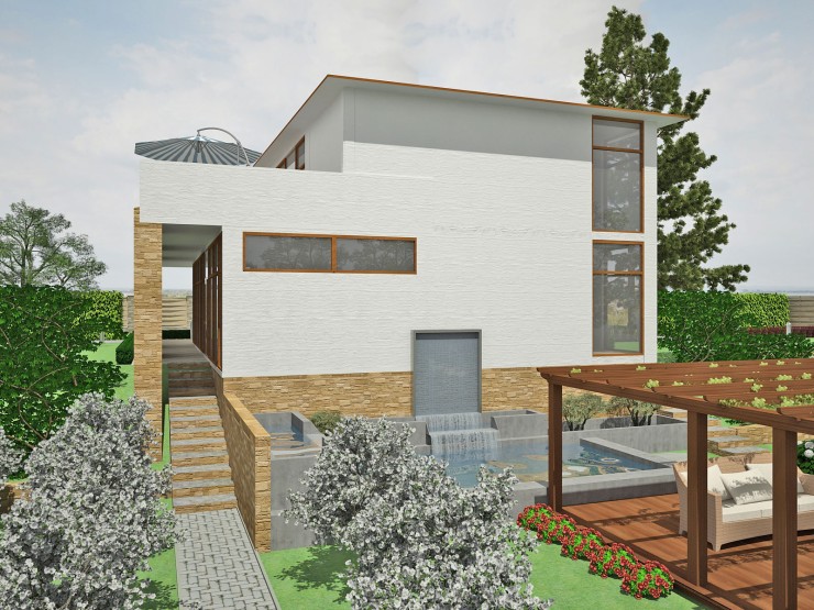 Landscape design visualization