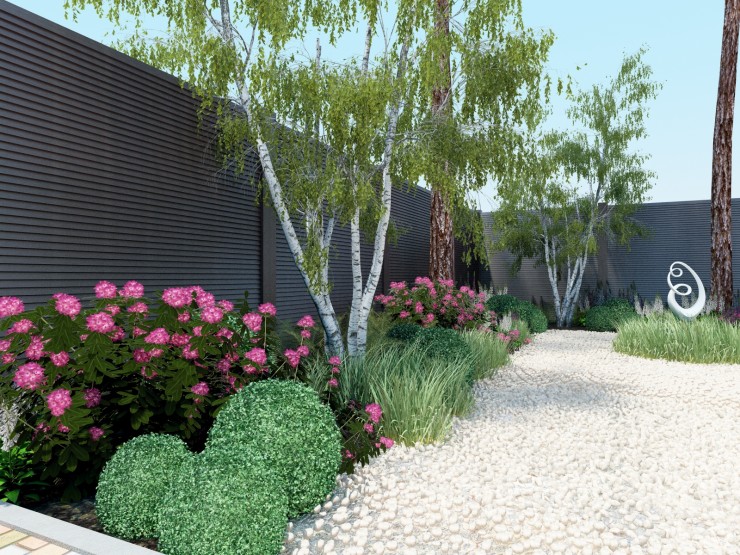 3d render landscaping