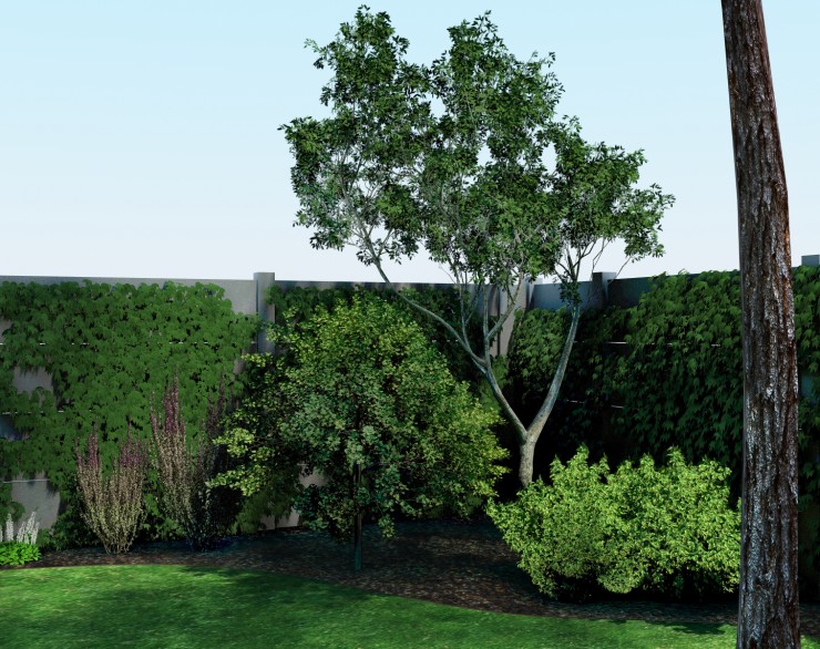 3d render landscaping