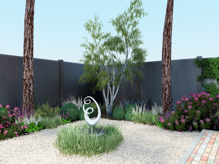 3d render landscaping