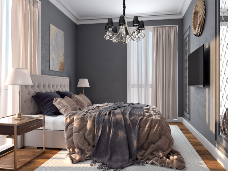 2 floor apartment bedroom