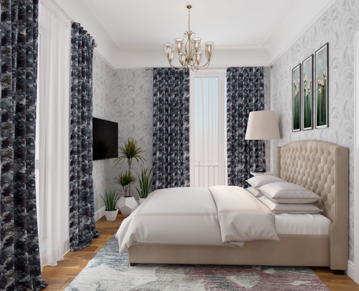 2 floor apartment bedroom