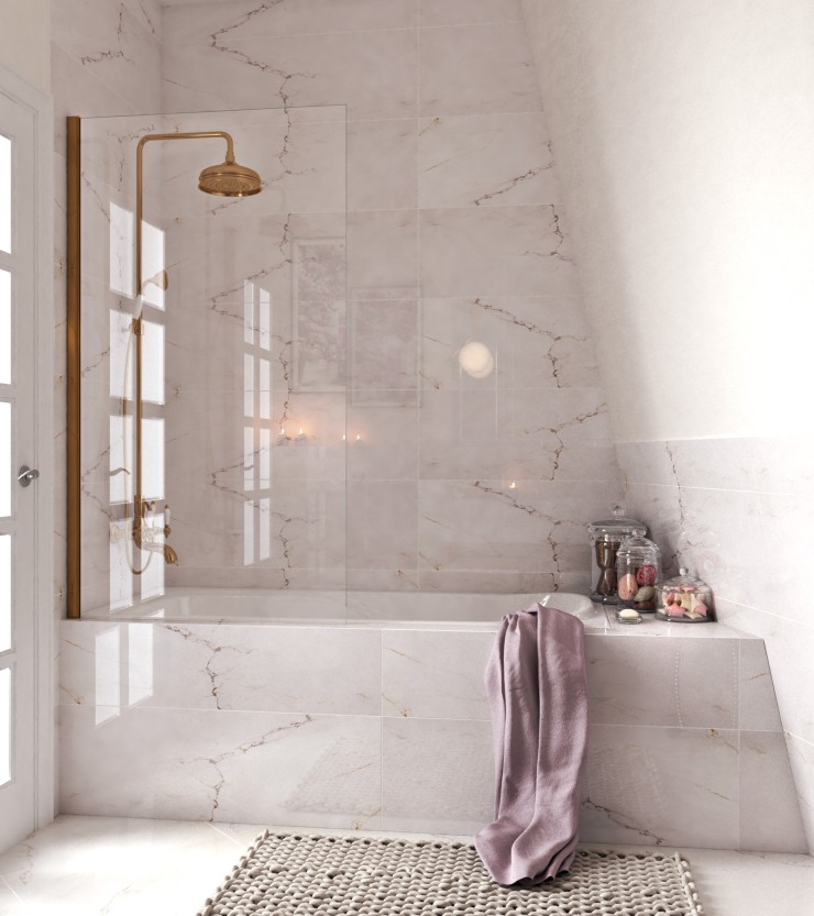 2 floor apartment bathroom