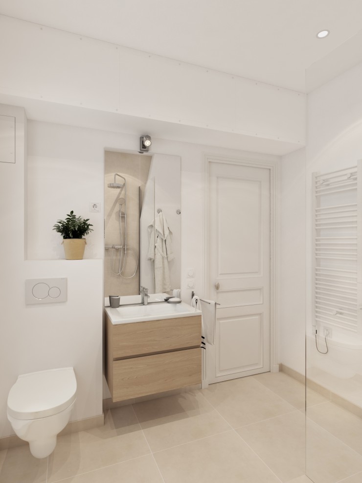 beautiful white interior
