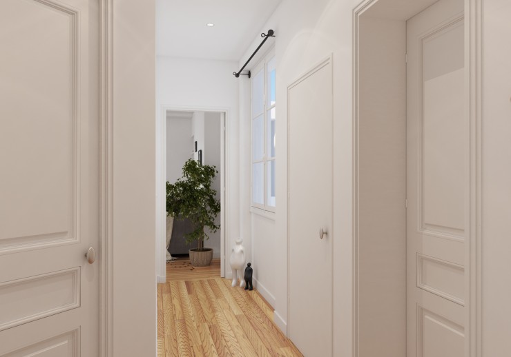 beautiful white interior