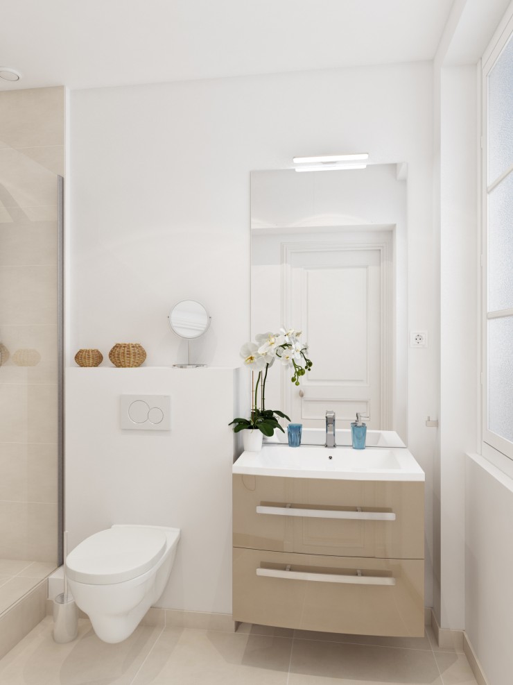 beautiful white interior