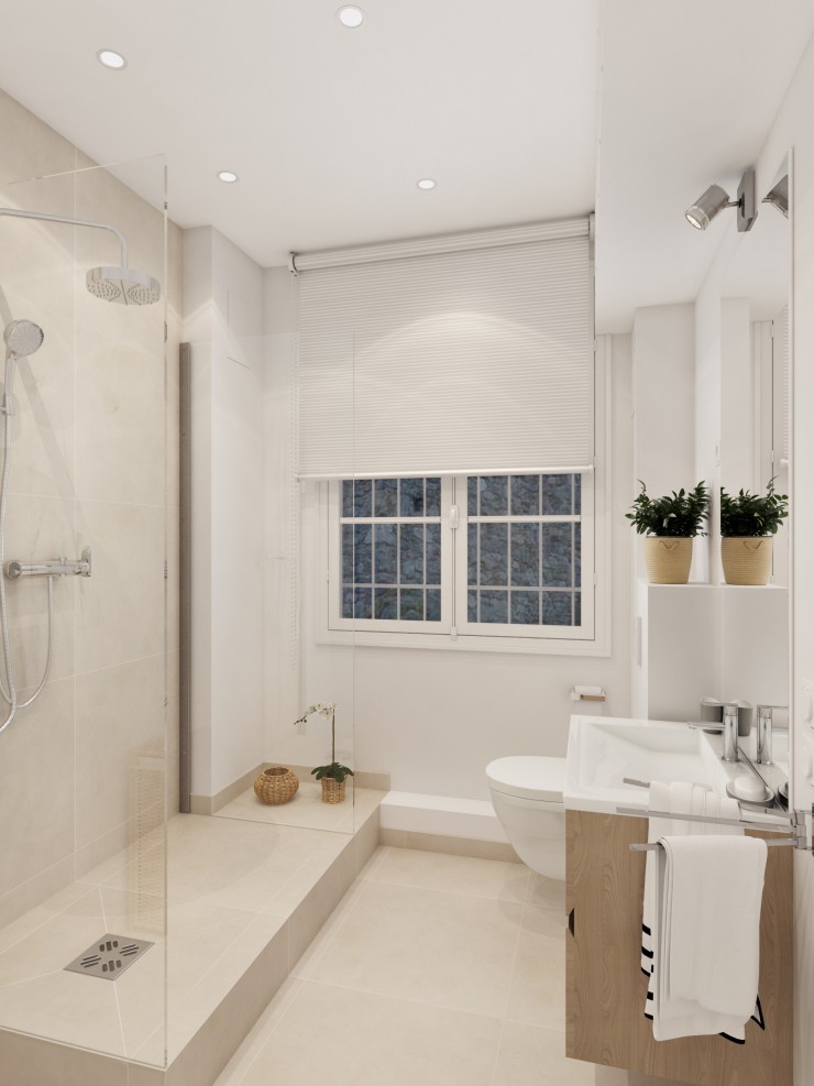 beautiful white interior
