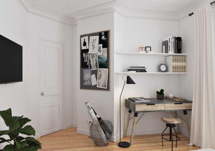 beautiful white interior
