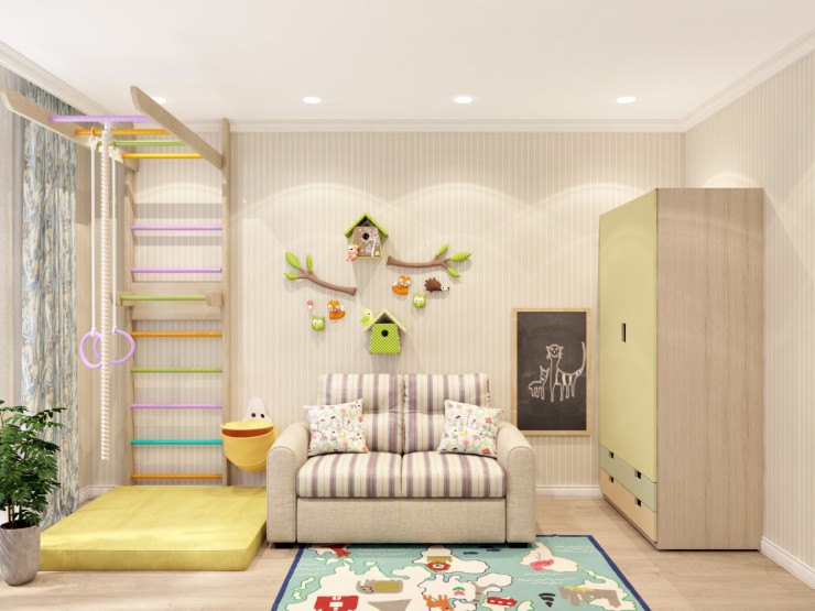 interior design kids room boy