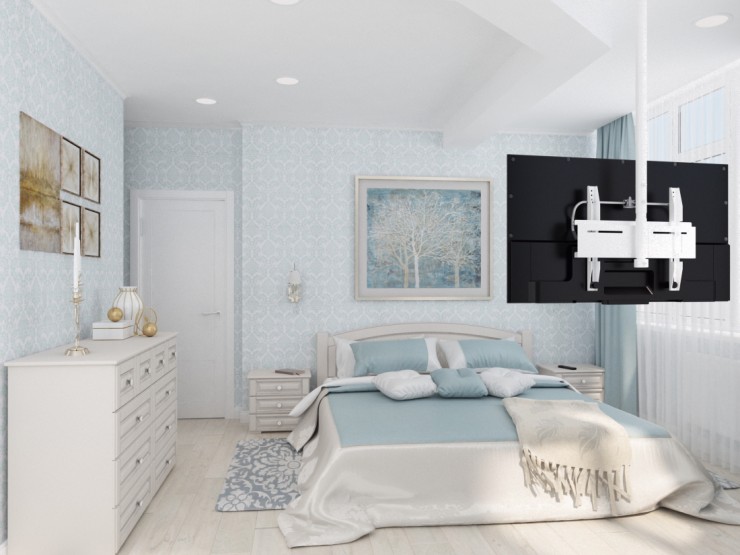 interior design blue bedroom