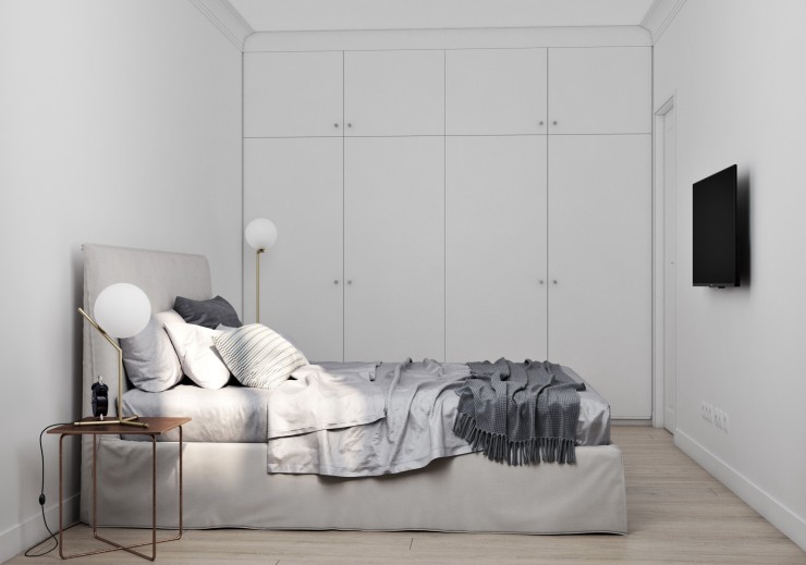 beautiful gray bedroom