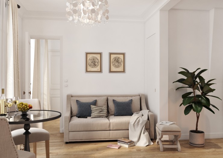modern white interior
