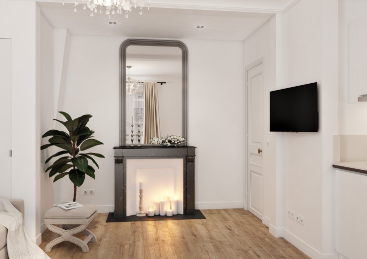 modern white interior