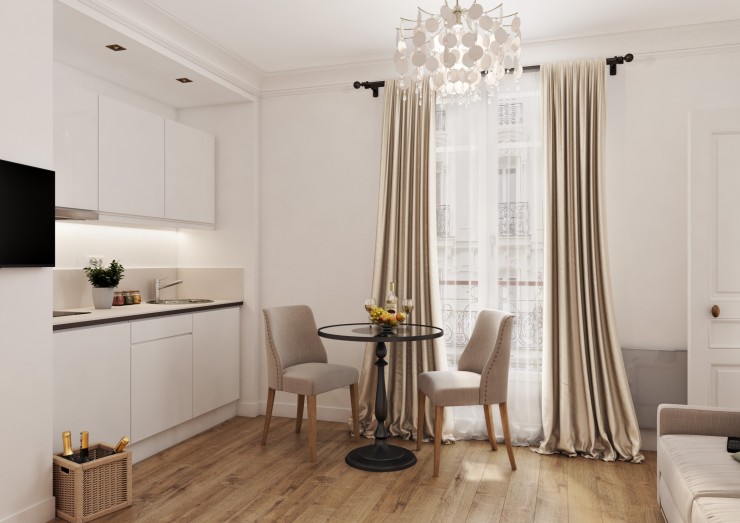 modern white interior