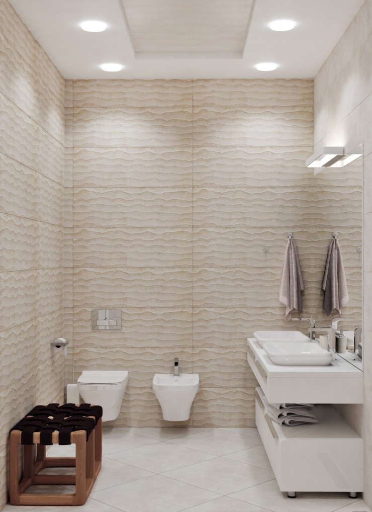 modern interior bathroom