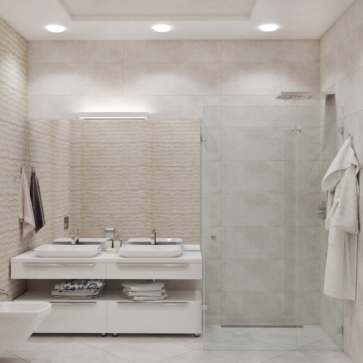 modern interior bathroom