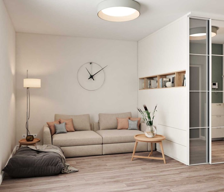 modern apartment livingroom