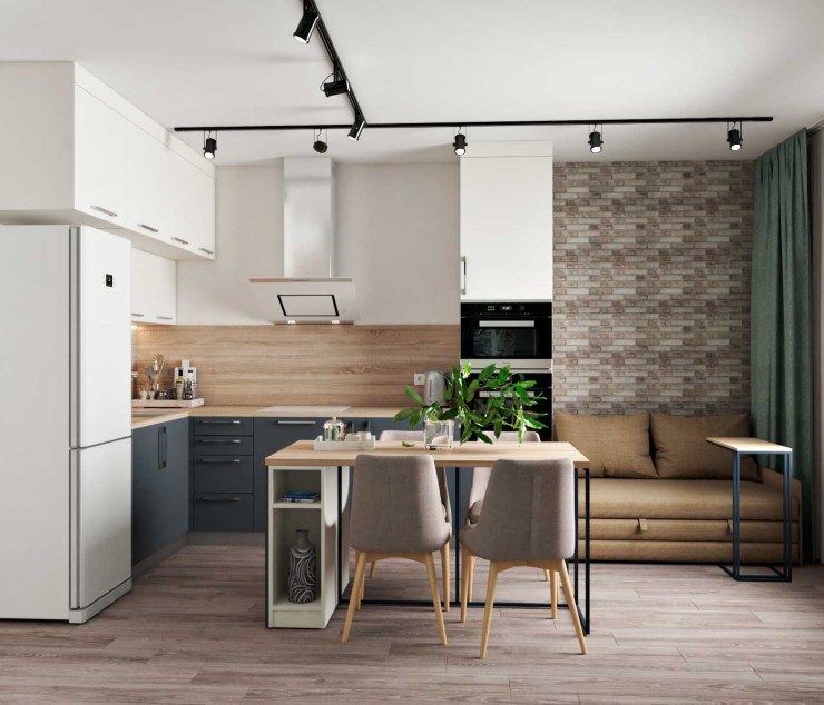 modern apartment kitchen