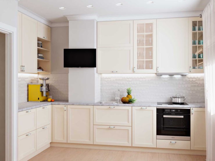 functional light interior kitchen