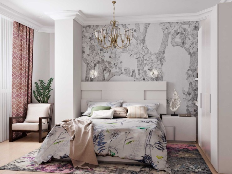 functional light interior bedroom