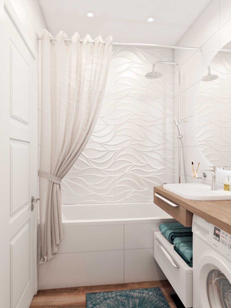 functional light interior bathroom