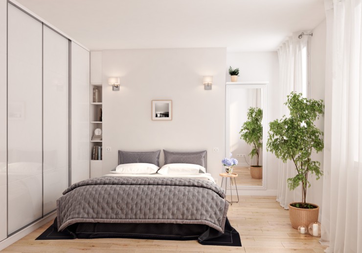 modern apartments bedroom