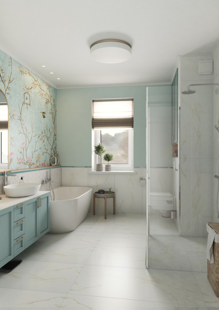 bathroom on the second floor