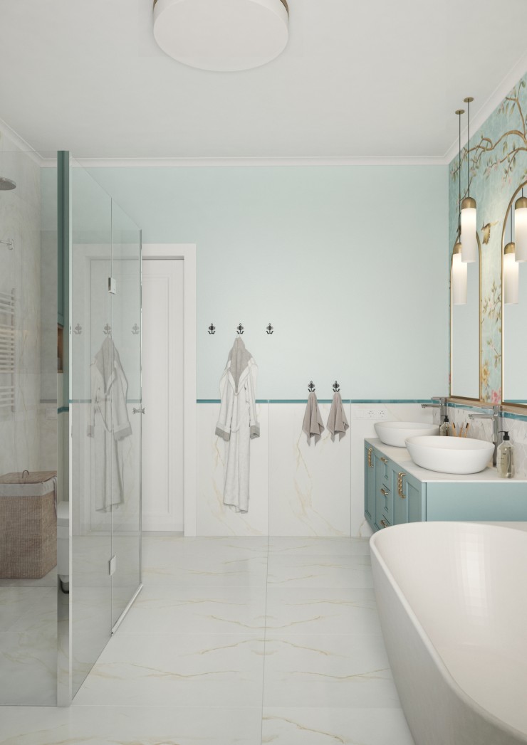 bathroom on the second floor