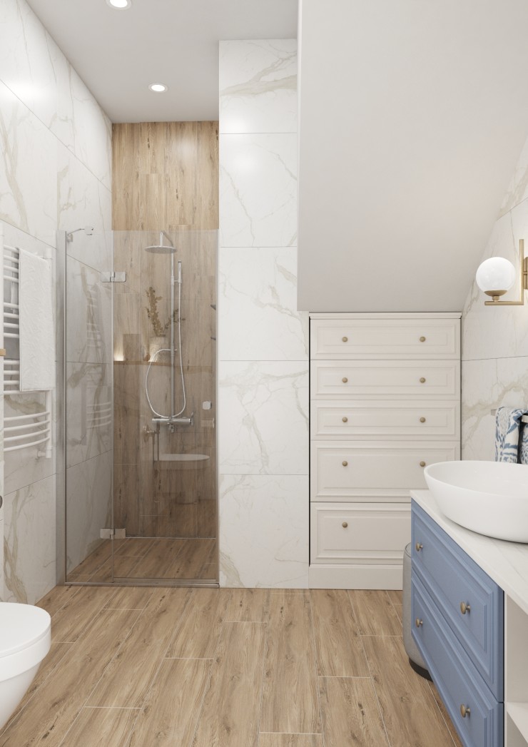 bathroom on the first floor