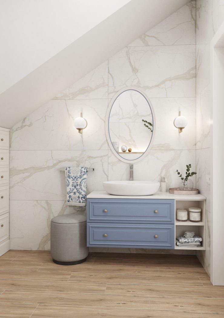 bathroom on the first floor