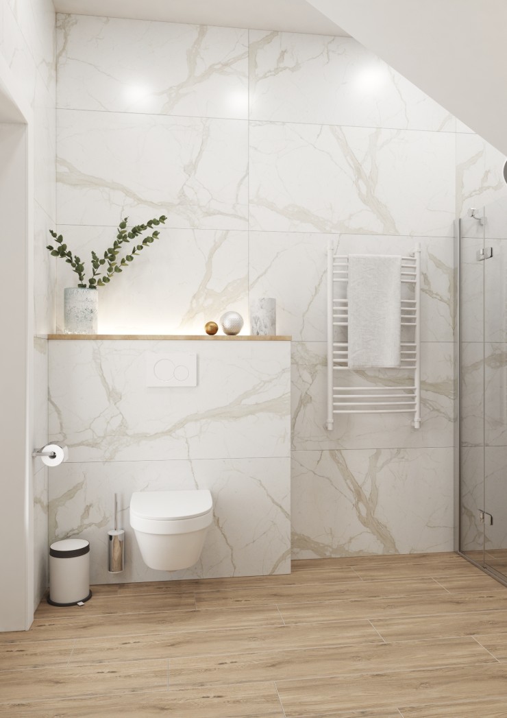 bathroom on the first floor