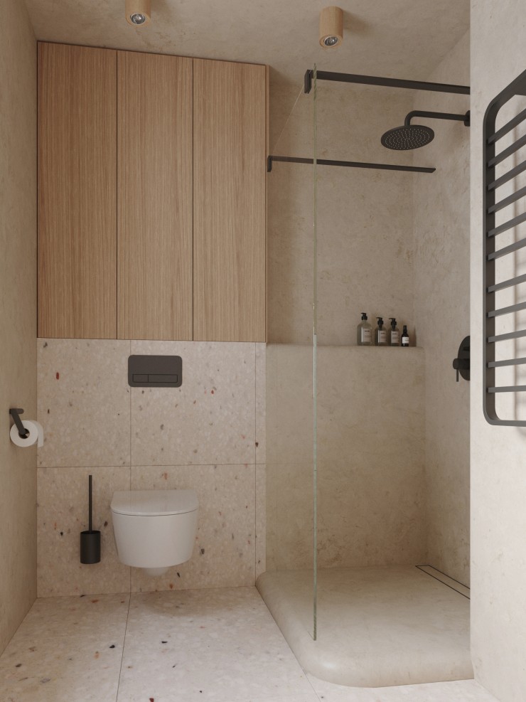 bathroom wabi sabi style