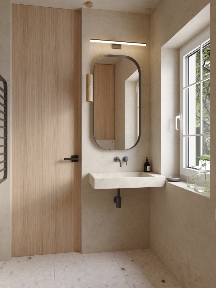 bathroom wabi sabi style
