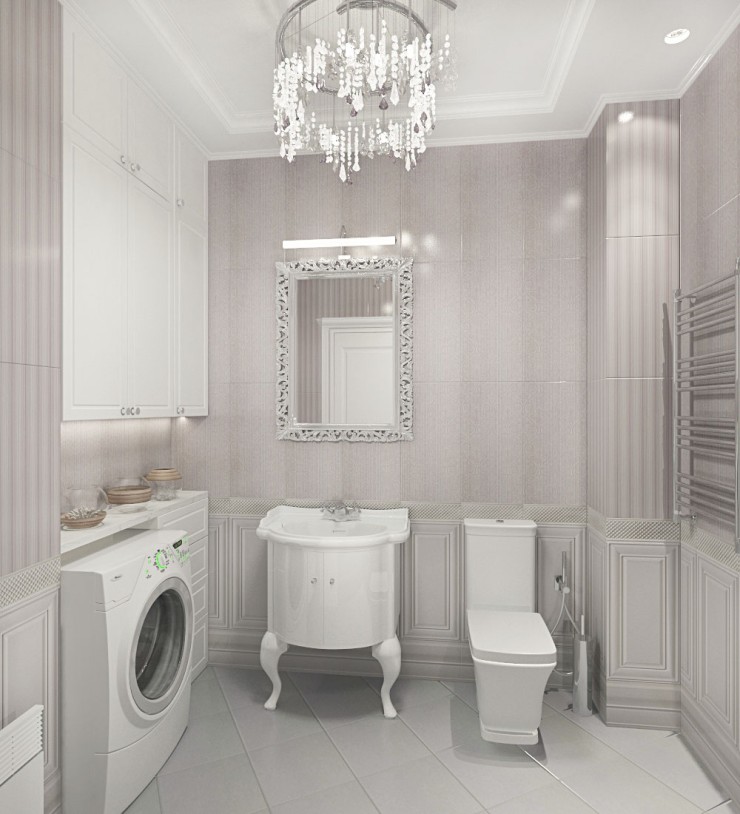 classic interior bathroom