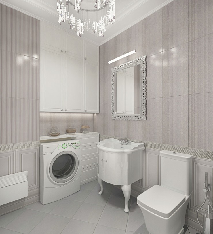 classic interior bathroom