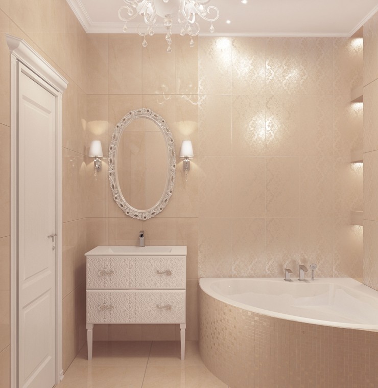 classic interior bathroom
